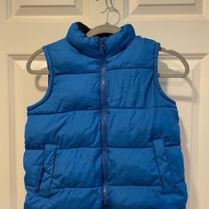 Old Navy Boy’s Blue Fleece-Lined Puffer Vest